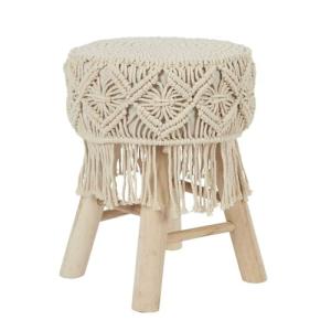 TABURETE BOHO D.32 H.42 CM