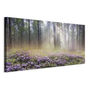 murando - Cuadro en Lienzo Bosque Niebla 120x60 cm 1 pieza…