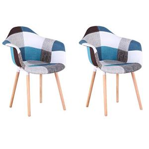 BenyLed Juego de 2 Sillas de Comedor, Sillas de Cocina con…