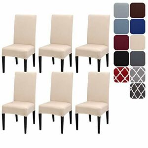 Aisprts Fundas Sillas de Comedor Pack 6, Fundas Sillas Ajus…