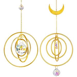 Poraceous 2 Piezas Sonnenfänger Kristall, Atrapasoles Crist…