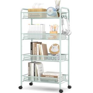 Urackify Carrito de Cocina móvil Multifuncional de 4 Nivele…