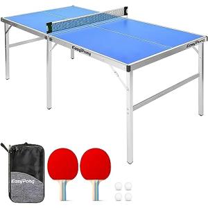 EasyPong® | Mesa de Ping Pong | 182x91cm Fácil de Transport…