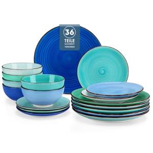 vancasso Serie BONITA Vajillas Completas 12 Personas, Plato…