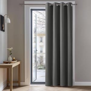 Deconovo Cortinas Dormitorio Salon Opacas Moderna con Ojale…