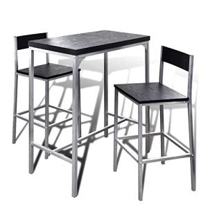 MOONAIRY Mesa Alta y taburetes de Barra de Cocina, Mesa Coc…