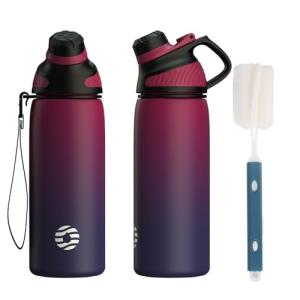 Fjbottle Botella Agua Acero Inoxidable con Tapa Magnética 1…