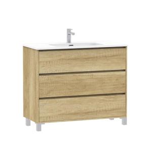 Baikal Mueble de Baño Lex. Mueble MONTADO. 3 Cajones con Pa…