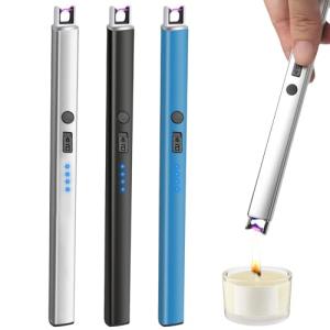Mechero de barra de arco eléctrico, recargable por USB, lar…