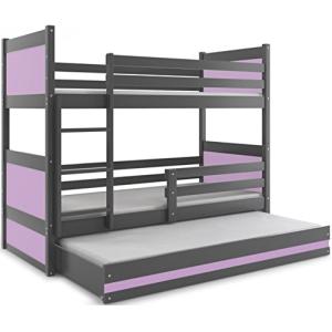 Cama Triple Rico 190 * 90, cama a Castillo con el tercer Cu…