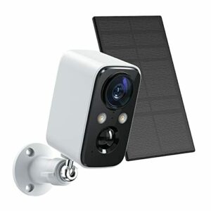 FOAOOD Cámara Vigilancia WiFi Exterior Solar - Camaras de V…
