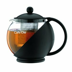 Café Olé Everyday Round Tea Pot Infusor Cesta Tetera de vid…