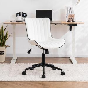 YOUTASTE Silla de Oficina Ergonomica, Silla Giratoria sin R…