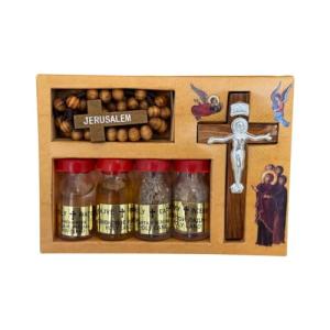 Bendición para botellas y Cruz de la tierra santa Jerusalén…