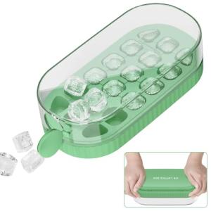 PKBD Cubitera con Tapa y Recipiente, Moldes Silicona para C…