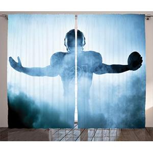 ABAKUHAUS Azul Cortinas, Héroe del fútbol Americano, Sala d…