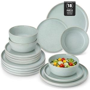 vancasso Serie ANYA Vajillas Completas 18 Piezas para 6 Per…