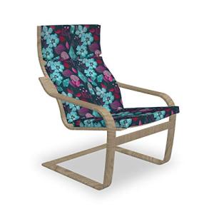 ABAKUHAUS Flor Cojín para sillón, Fantasía Flores del jardí…