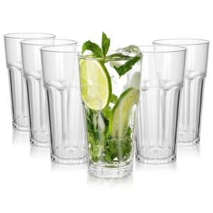 6PCS Vasos Transparentes Irrompibles, Vasos Plastico Acríli…