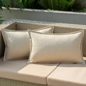 EMEMA Funda Cojines Exterior Impermeable 30x50cm Fundas de…