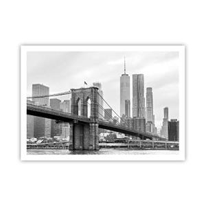 Poster de Pared Póster Sin Marco 100x70cm Puente Brooklyn B…