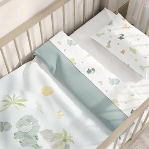 Pirinins Funda Nordica 100% Algodon Organico para Cuna Bebe…