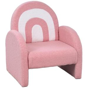 AIYAPLAY Sillón Infantil con Respaldo en Forma de Arcoíris…