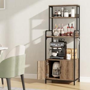 HOCSOK Estantería de Cocina, Muebles de Cocina, Soporte Mic…
