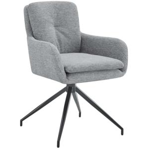 CLP Silla de Comedor giratoria Pickett Tela, sillón Girator…