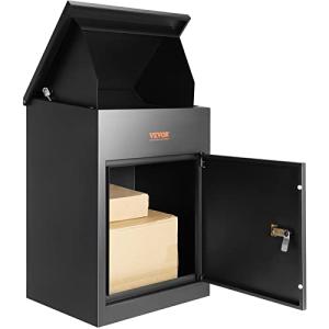 VEVOR Buzón para Paquetes 44x35x58,3 cm Buzón de Acero Galv…