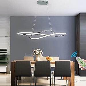 Moderno Lámpara Colgante LED para Mesa de Comedor, Altura A…