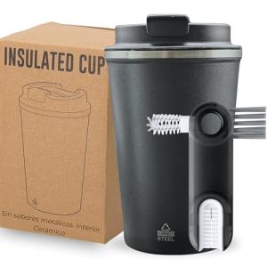 Quodelo Termo Café Pequeño - Vaso Termo Café para Llevar 35…