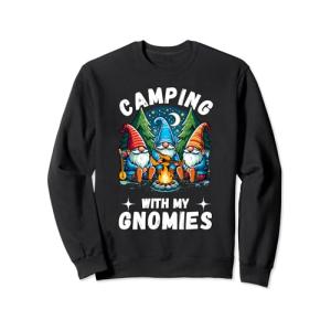 Enanos de jardín para camping, fogatas divertidas Sudadera