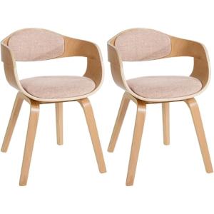 CLP Juego de 2 sillas ergonómicas Kingston, sillones con Re…