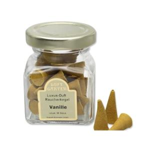 LivuX Conos de incienso "Lujosos aromas de vainilla" – 35 u…