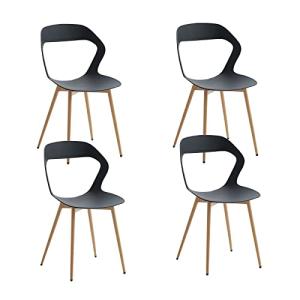 BenyLed Juego de 4 sillas de Comedor/Silla de salón Diseño…