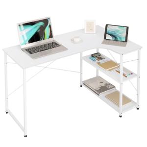 WOLTU Escritorio en Forma de L,120x75 cm, Mesa Escritorio E…