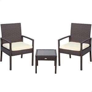 AKTIVE 61068 - Set muebles para jardín y terraza ratán, Mue…