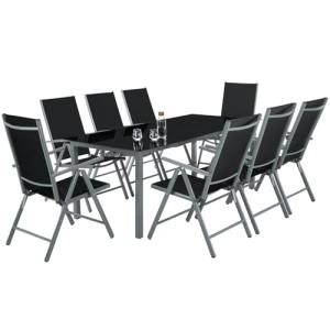 TecTake® Conjunto Muebles Jardín Exterior 9 Piezas, Estruct…