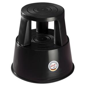 Wedo Taburete con Ruedas, Negro