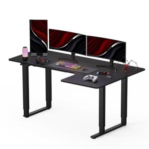 SANODESK Escritorio Elevable Eléctrico (180x110 cm) con 4 P…