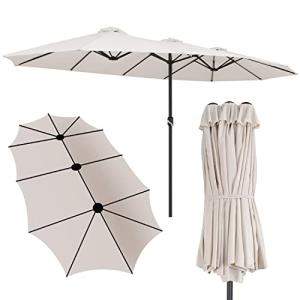 Kingsleeve® Sombrilla Grande Doble XXL 460x270cm Parasol Ja…