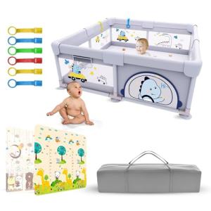 PARVULI Parque Infantil Bebe 120x120cm - Corralito Bebe con…