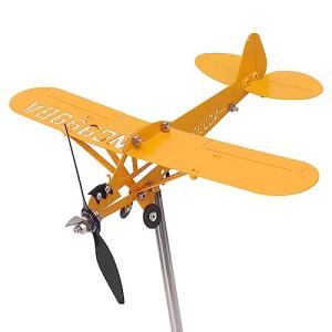 Qcwwy Indicador de Viento de Metal de Veleta de Avión para…