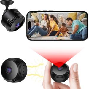 Camara Espia 1080P HD Mini WiFi Oculta Cámara Espía para Ve…