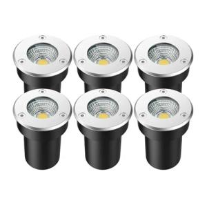 6 Piezas Focos Suelo Led Exterior - Empotrable Al Aire Libr…