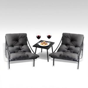 Juego De 3 Mesa Y Terraza, 2 Personas Juego De Muebles De J…