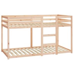 vidaXL Cama litera sin colchón Madera Maciza de Pino 90x190…