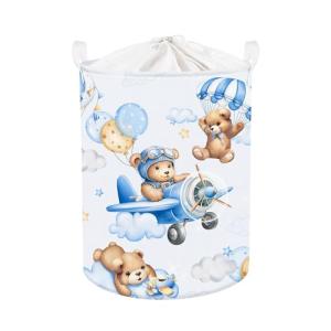 Clastyle 45L Grande Cesta Ropa Sucia Infantil Oso Piloto Gl…