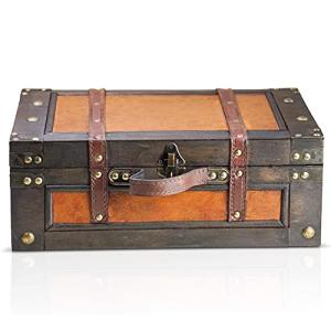 BRYNNBERG Caja de madera "Marco 38x27x14cm" - Cofre del tes…